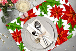 4 sets de table FLEURS DE NOËL-- MurMurCréation 