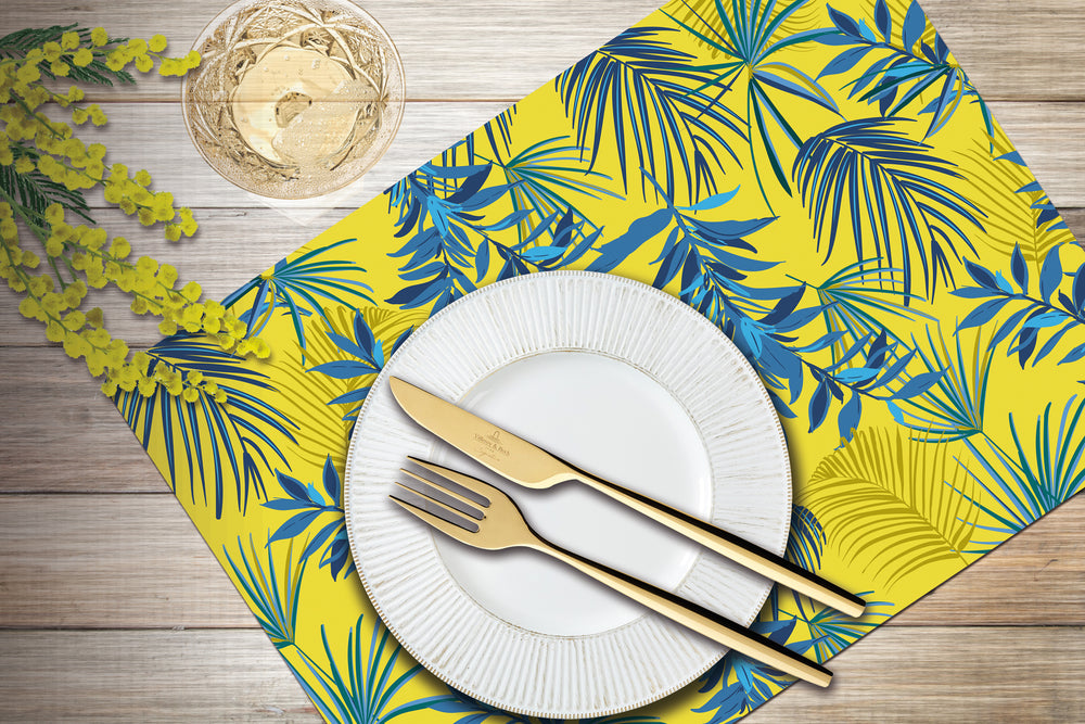 4 Sets de table BARBADE - NatureSETS DE TABLETropical - Jungle - MurMurCréation 